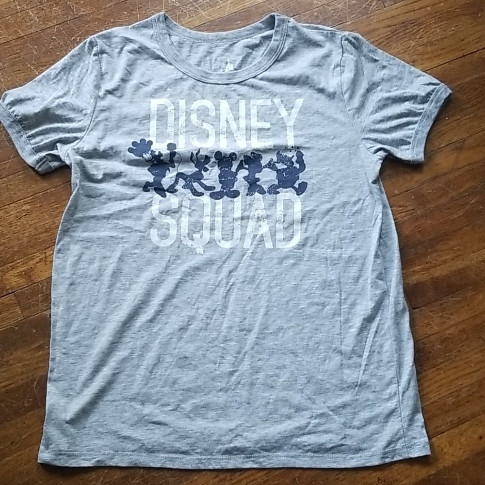 Disney Squad t-shirt GRAY medium - Picture 1 of 5